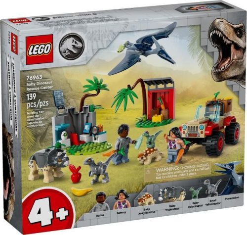 LEGO Jurassic World 76963 - Kis dínók mentőközpont