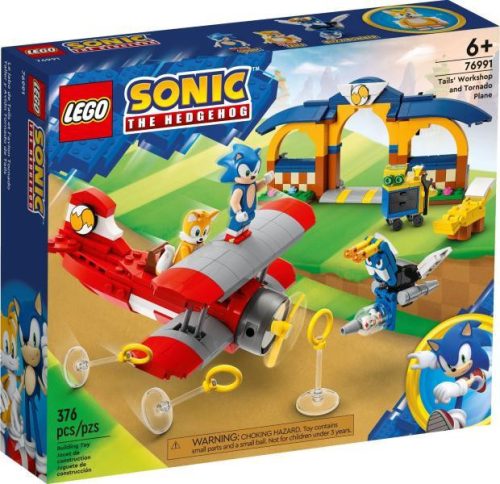 LEGO Sonic the Hedgehog 76991 - Tails műhelye és Tornado repülőgépe