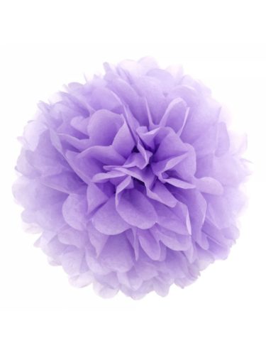 Papír pompom Ø35 cm LILA