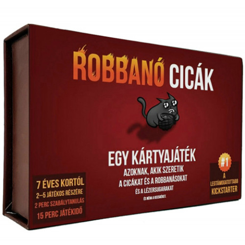 Robbanó cicák kártyajáték