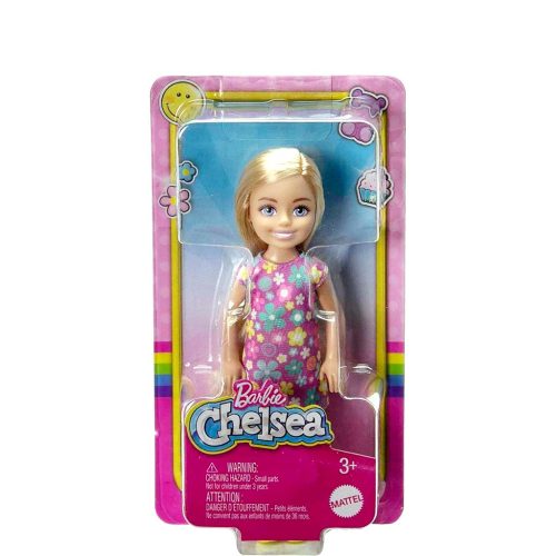 Barbie: Chelsea baba virágos mintázatú ruhában - Mattel