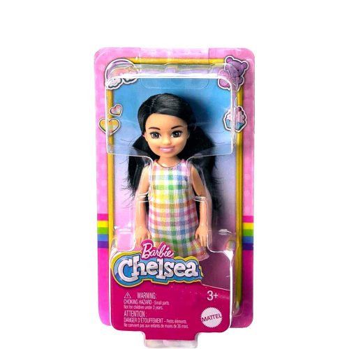 Barbie: Chelsea baba fekete, copfos hajjal - Mattel