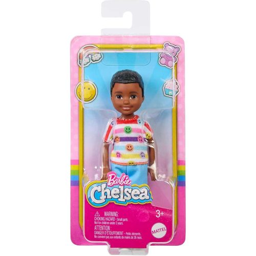 Barbie: Chelsea baba smiley arcos, színes pólóban - Mattel