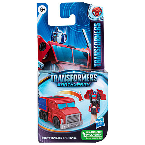 Hasbro Transformers Earthspark egylépésben átalakuló Optimus Prime figura 6cm - Hasbro 