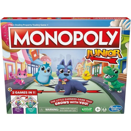 Monopoly Junior társasjáték gyerekeknek 2az1-ben