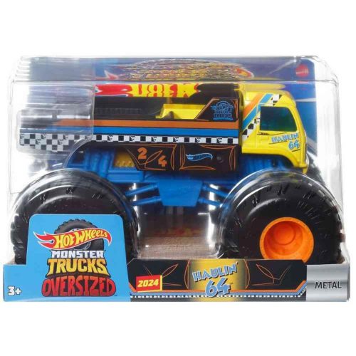 Hot Wheels: Monster Trucks Oversized - Haulin 64 monster autó 1/24 - Mattel