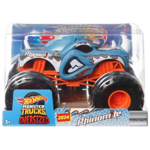 Hot Wheels: Monster Trucks Oversized - Rhinomite monster autó 1/24 - Mattel