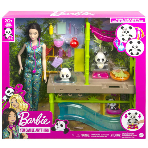 Mattel Barbie®: Pandaovi játékszett babával és kiegészítőkkel - Mattel 