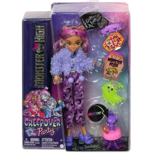 Monster High: Creepover party baba - Clawdeen Wolf 