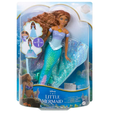 Disney A kis hableány : Átváltozó Ariel baba 30cm 