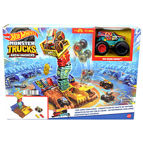 Mattel Hot Wheels: Monster Trucks Live Aréna Középdöntő - Autóugrás kihívás - Mattel 