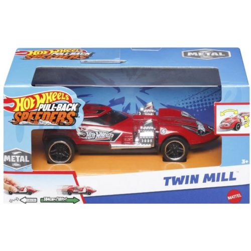 Hot Wheels: Hátrahúzható Twin Mill kisautó, 1: 43