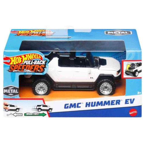 Hot Wheels: Hátrahúzható GMC Hummer EV kisautó, 1: 43