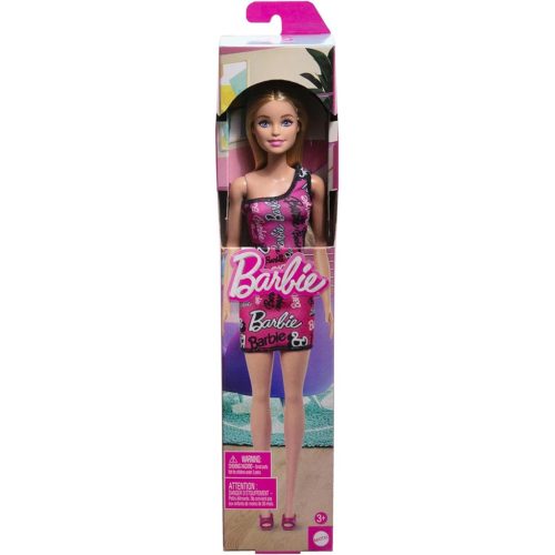 Barbie: Szőke hajú baba Barbie-s ruhában