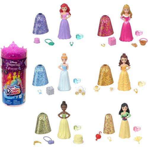 Disney Hercegnők: Color Reveal kerti parti mini meglepetés hercegnők