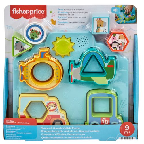 Fisher-Price: Forma és Járgány kirakó bébijáték