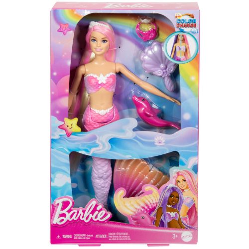 Barbie: Színváltós sellő baba