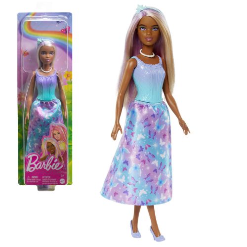 Barbie Dreamtopia: Hercegnő baba kék-lila pillangós ruhában