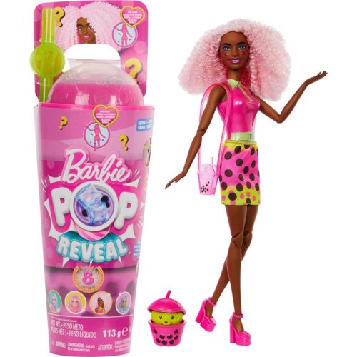 Barbie: Slime Reveal Bubi buli Rózsaszín baba - Mattel