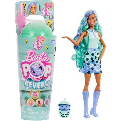 Barbie: Slime Reveal Bubi buli Zöld baba - Mattel