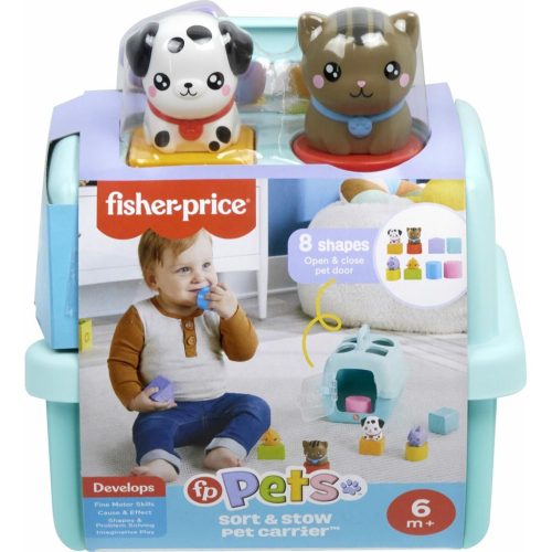 Fisher-Price: Kis kedvencek foglalkoztató Állatkás formaválogató - Mattel