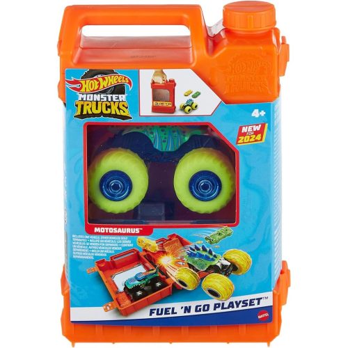 Hot Wheels Monster Trucks Benzines Kanna játékszett