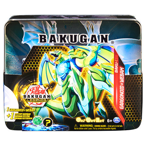 Bakugan Legends Dragonoid x Webam fém dobozos szett -Spin Master