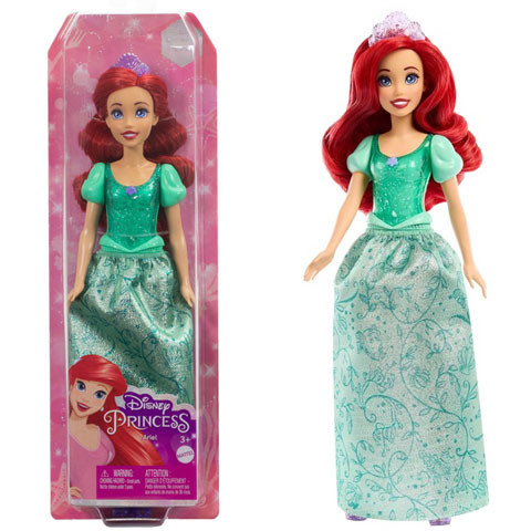 Disney Hercegnők : Csillogó Ariel hercegnő baba -Mattel 