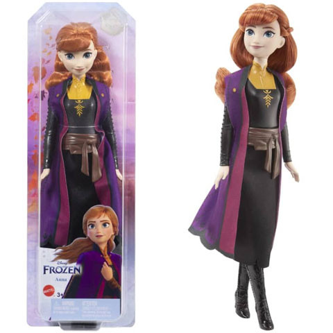 Jégvarázs 2 : Elbüvölő Anna hercegnő divatbaba 30 cm -es -Mattel 