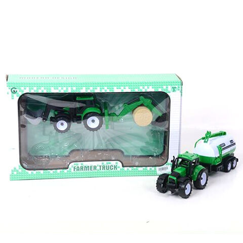 MK TOYS- Farmre traktor és munkagép, 2 db-os szett