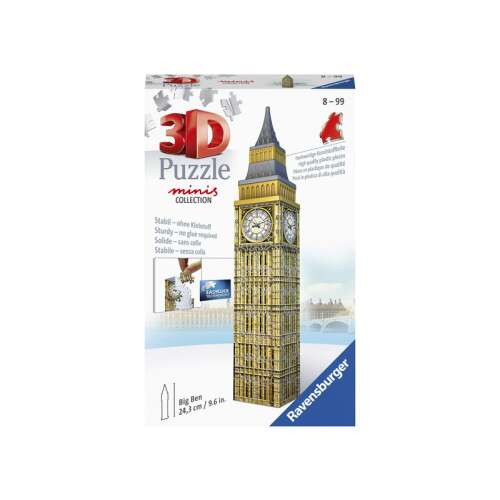 Puzzle 3D 54 db - Mini Big Ben