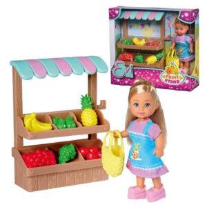 Évi Love: Évi baba gyümölcs standdal játékszett - Simba Toys