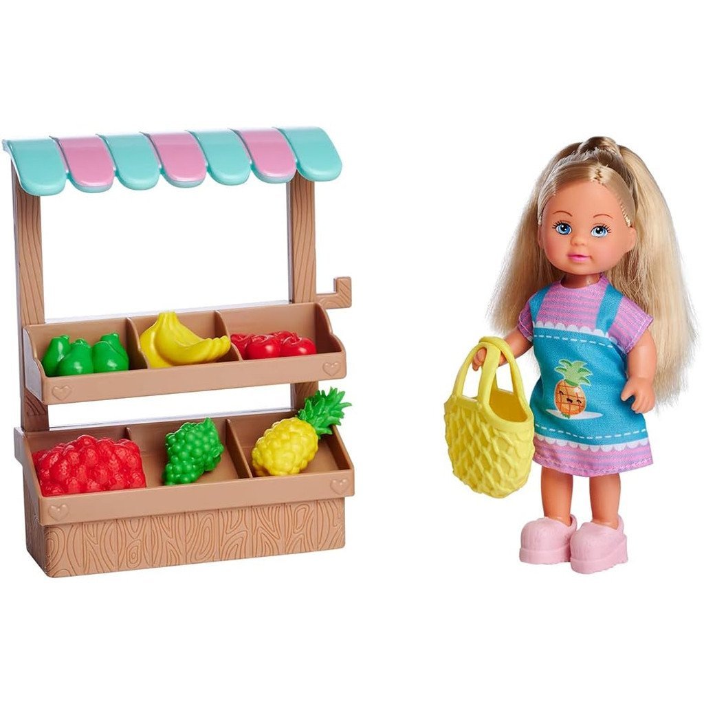 Évi Love: Évi baba gyümölcs standdal játékszett - Simba Toys - Image 3