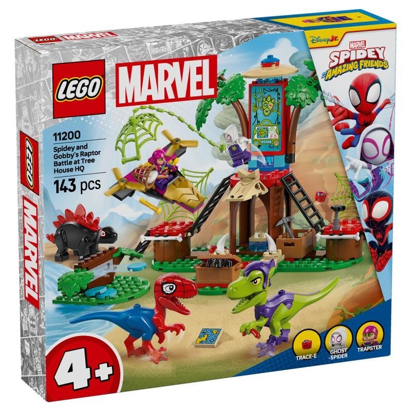 LEGO Super Heroes 11200 - Pókember és Gobby raptorcsatája a lombház főhadiszál