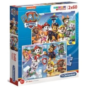 Clementoni Mancs őrjárat 2 az 1 ben 2 x 60 db-os puzzle