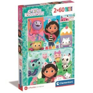 Gabi babaháza Supercolor 2 x 60 db-os puzzle Clementoni
