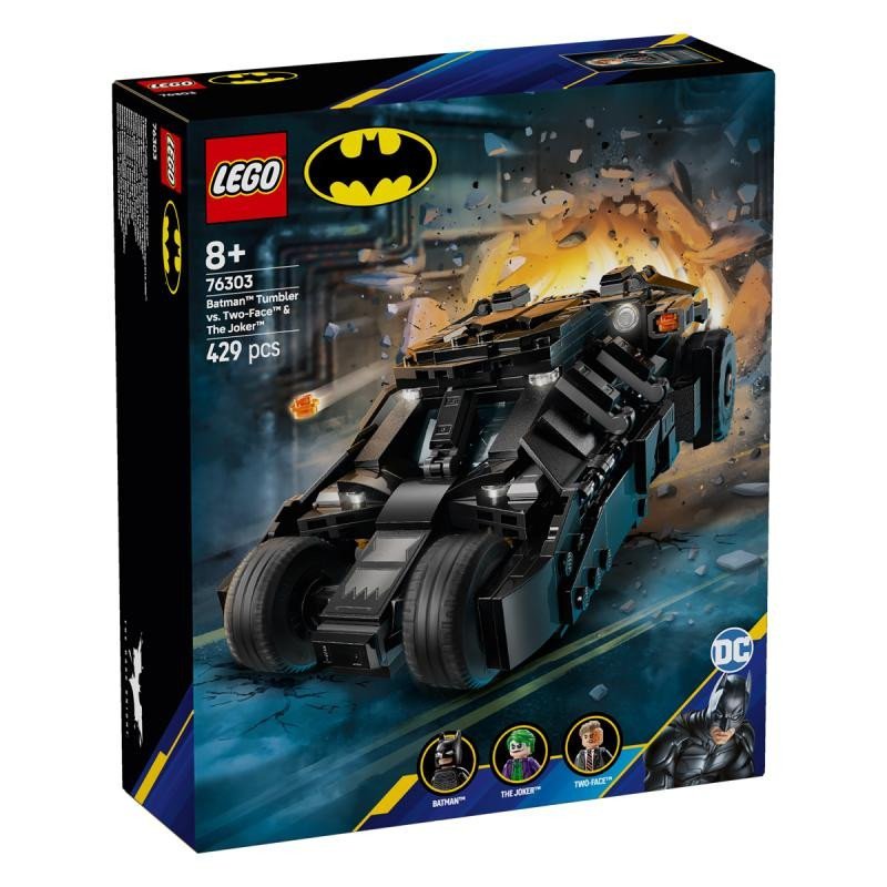 LEGO Super Heroes 76303 - Batman Tumbler vs. Kétarc és Joker