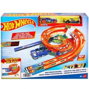 Hot Wheels: Duplasávos versenypálya 2db versenyautóval