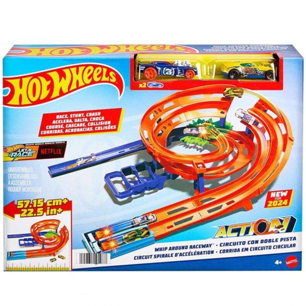 Hot Wheels: Duplasávos versenypálya 2db versenyautóval