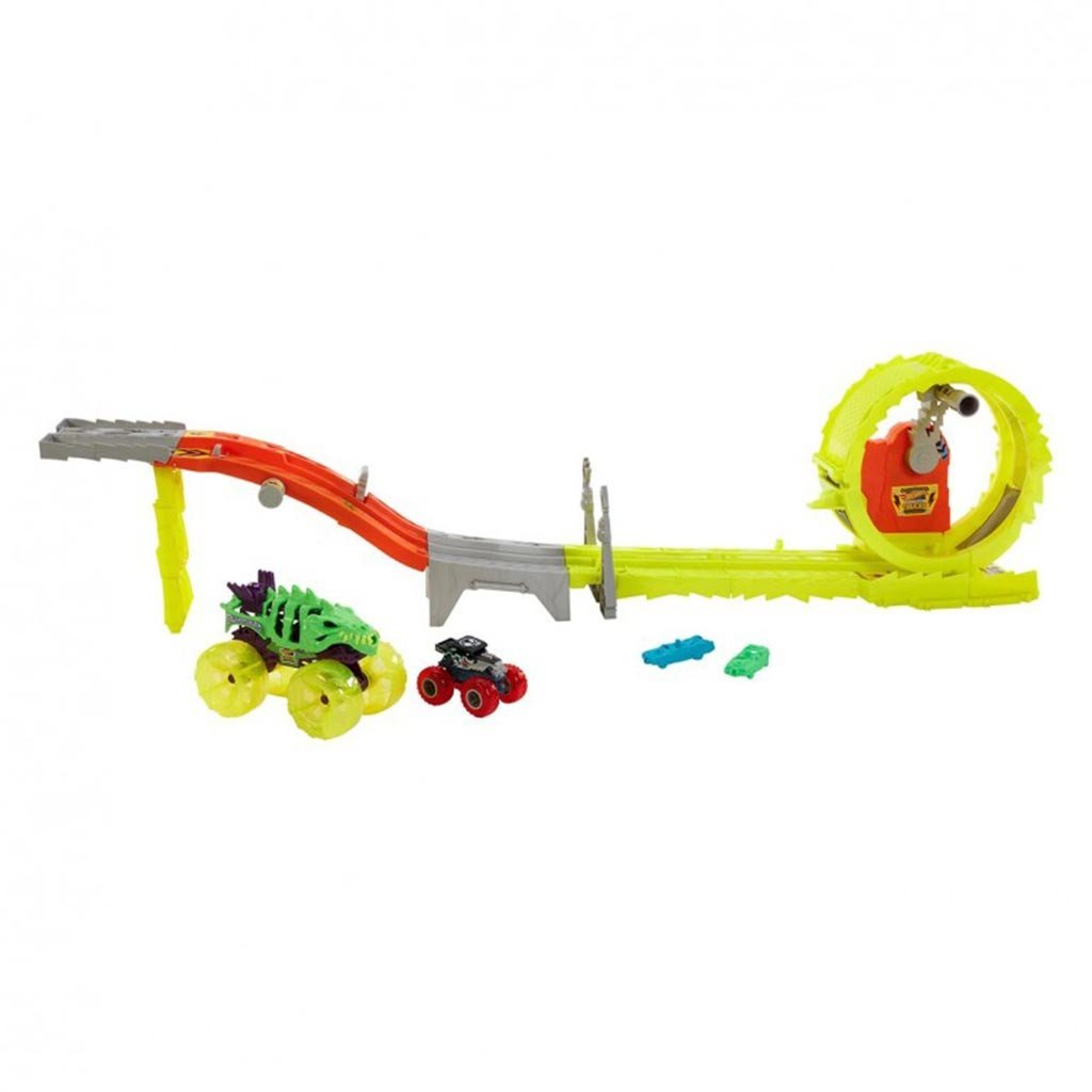 Hot Wheels Monster Trucks: Power Smasher Hajsza pályaszett - Image 2