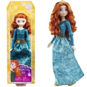 Disney Hercegnők : Csillogó Merida hercegnő baba - Mattel