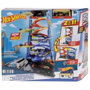 Hot Wheels City : 2 az 1 -ben versenytorony játékszett- Mattel