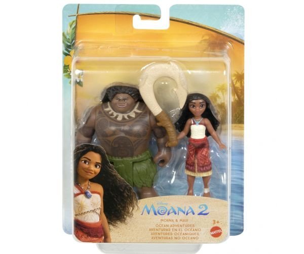 Disney Hercegnők: Vaiana 2 - Vaiana és Maui figura játékszett