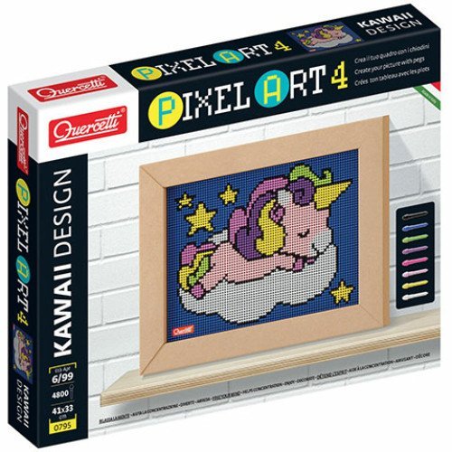 Quercetti: Pixel Art 4 Kawaii Unikornis pötyi