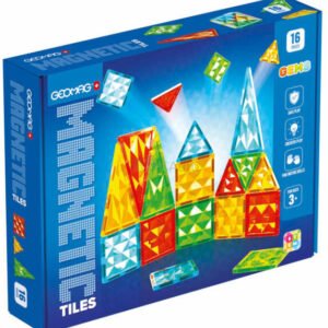 Geomag Magnetic Tiles Gems 16 db-os mágneses építőjáték