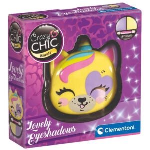 Crazy Chic Szemhéjfesték és applikátor tigris alakú tárolóban- Clementoni