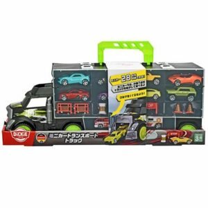 Hordozható autószállító kisautókkal 43cm - Dickie Toys