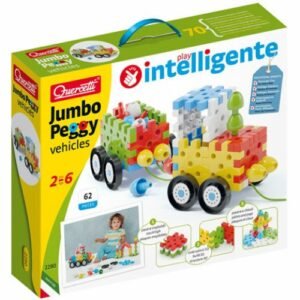 Quercetti: Jumbo Pötyi Járművek 62db-os szett