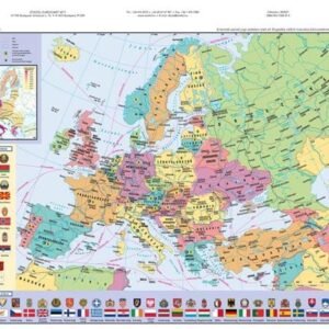 Tanulói munkalap, A4, STIEFEL "Európa közigazgatása / Európa domborzata"