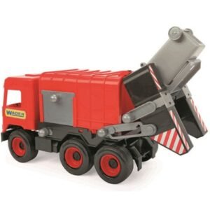 Middle Truck: Kukás autó 43 cm piros – Wader